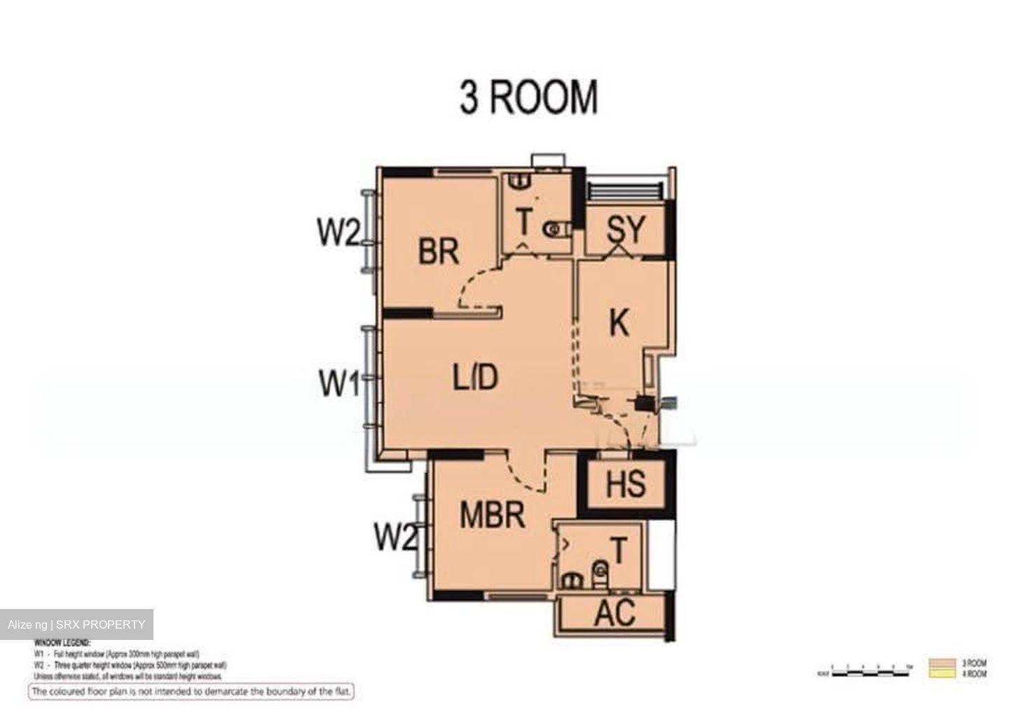 Blk 101A Alkaff Courtview (Toa Payoh), HDB 3 Rooms #631820831